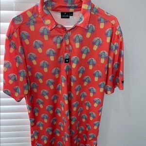 Used XXL bad birdie polo
